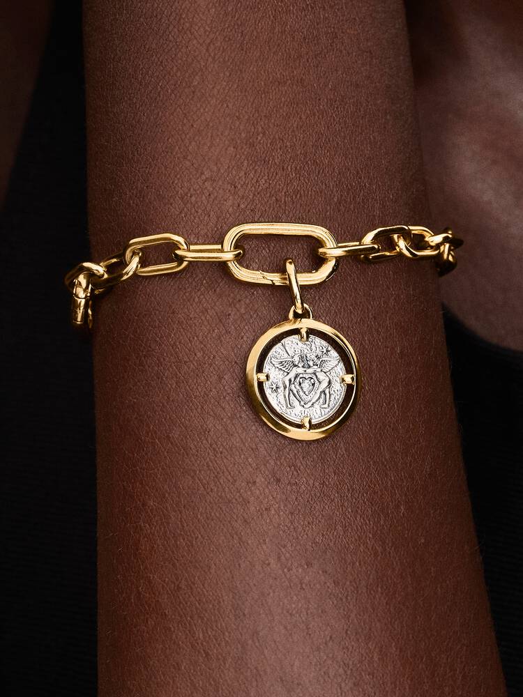 Pandora Cupids Medallion Charm