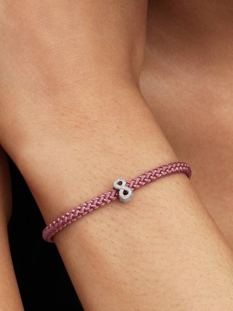 Pandora Textured Infinity Symbol Mini Charm