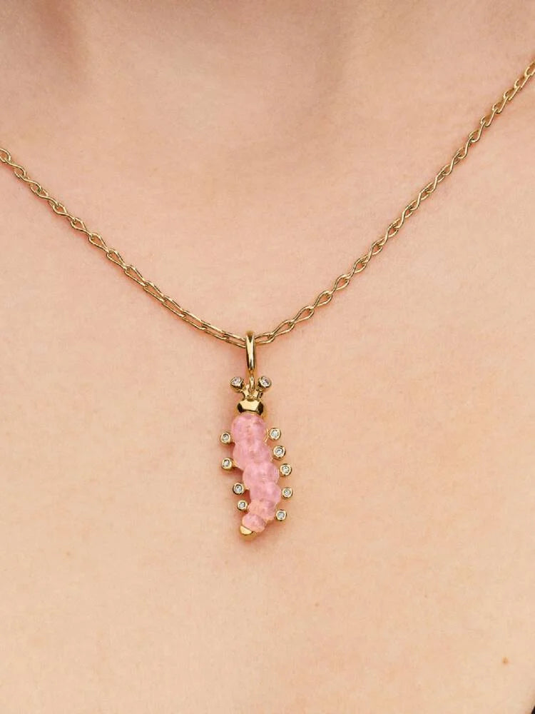 Pandora Pink Caterpillar Charm