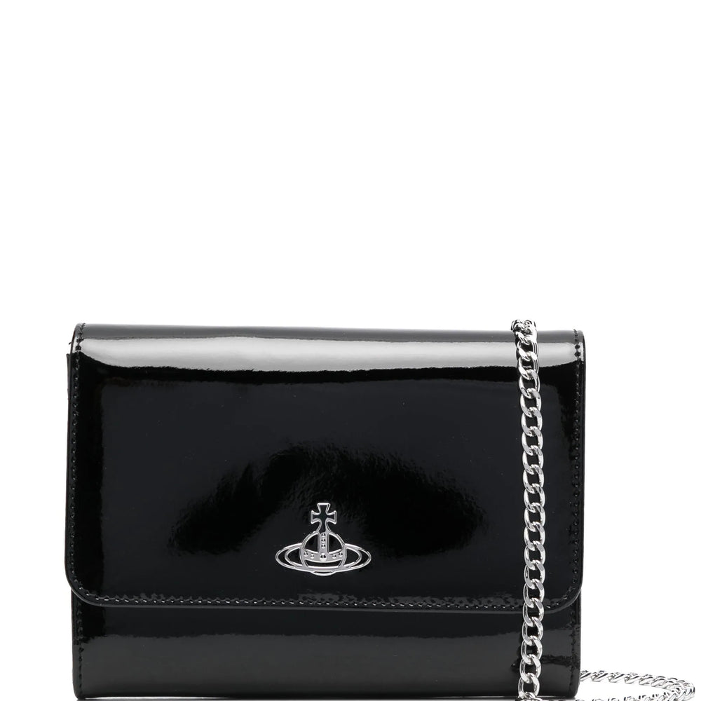 
                      
                        Vivienne Westwood Shiny Patent Crossbody Wallet
                      
                    