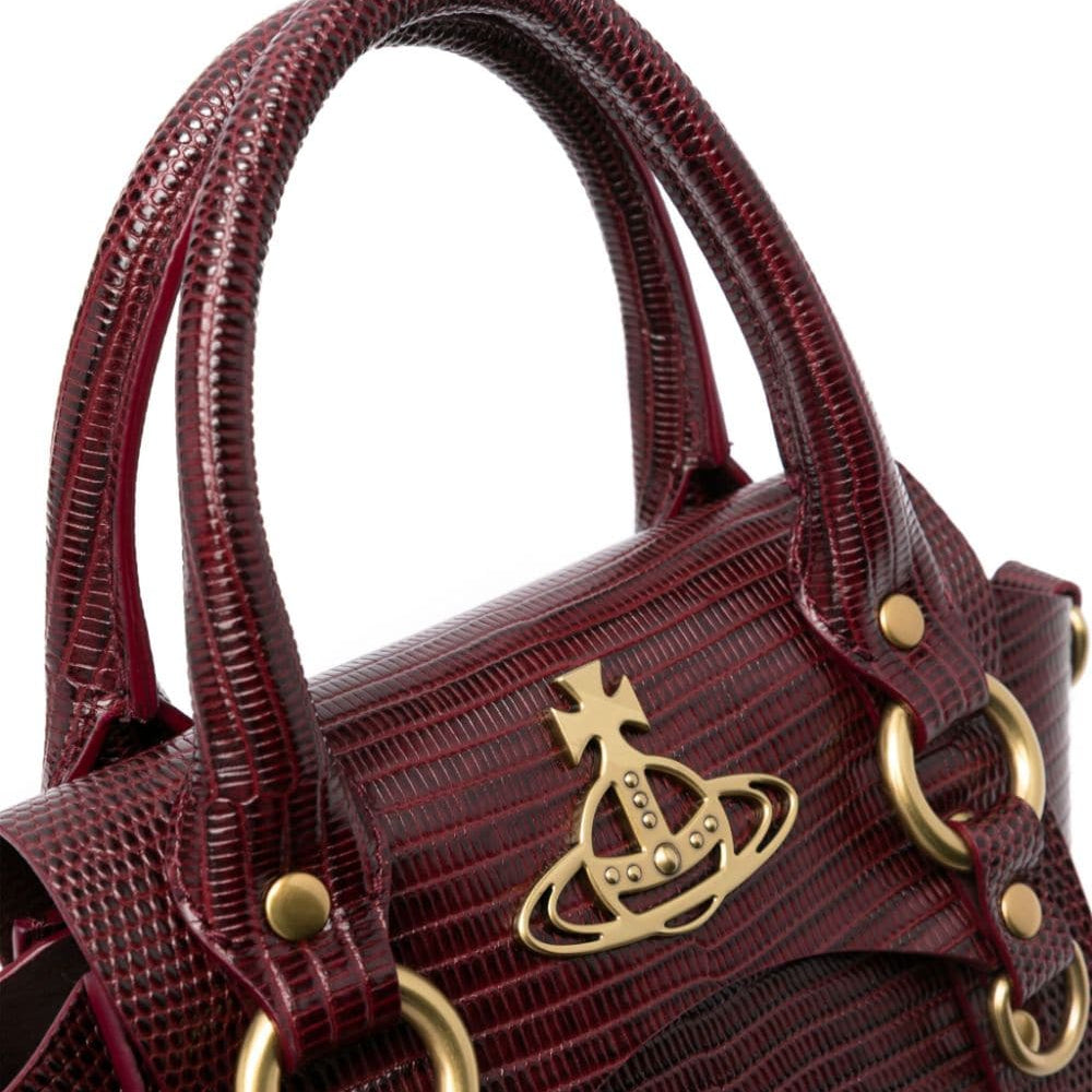 
                      
                        Vivienne Westwood Burgundy Betty Mini Handbag with Chain
                      
                    