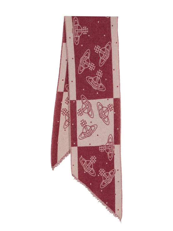 Vivienne Westwood Two Point Red Scarf