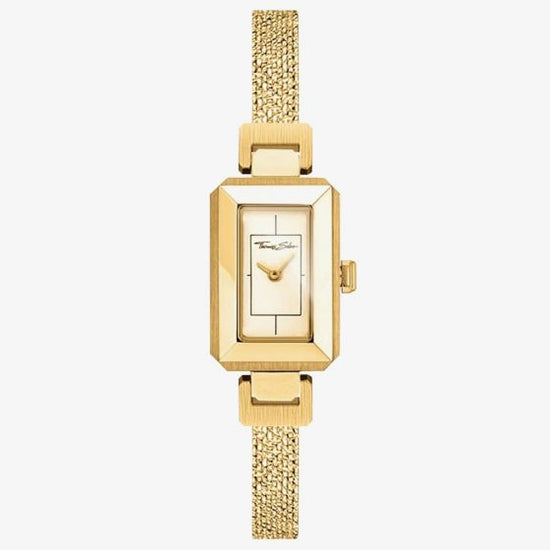 THOMAS SABO Glam And Soul Mini Vintage Gold Plated Mesh Bracelet Watch