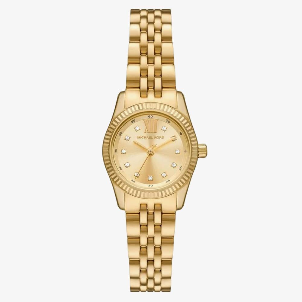 Michael Kors Lexington Gold Tone Crystal Ladies Watch