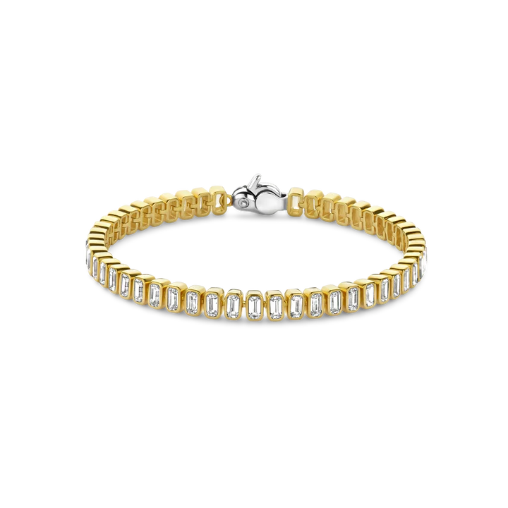 TI SENTO gold-plated silver Tennis Bracelet 23040ZY