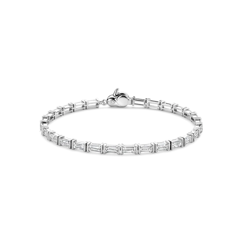 TI SENTO Silver Tennis Bracelet 23041ZI