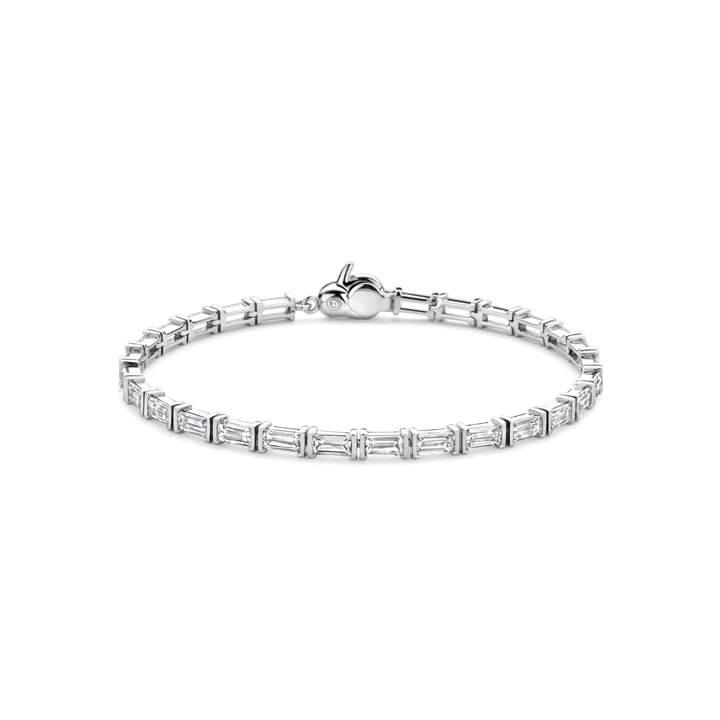 TI SENTO Silver Tennis Bracelet 23041ZI