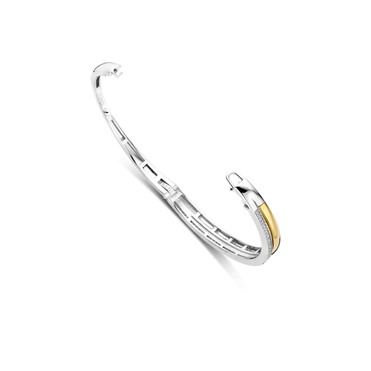Ti Sento Double Gold & Silver Bangle