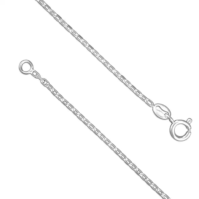 Coe & Co Sterling Silver Diamond-Cut Belcher 51cm/20in