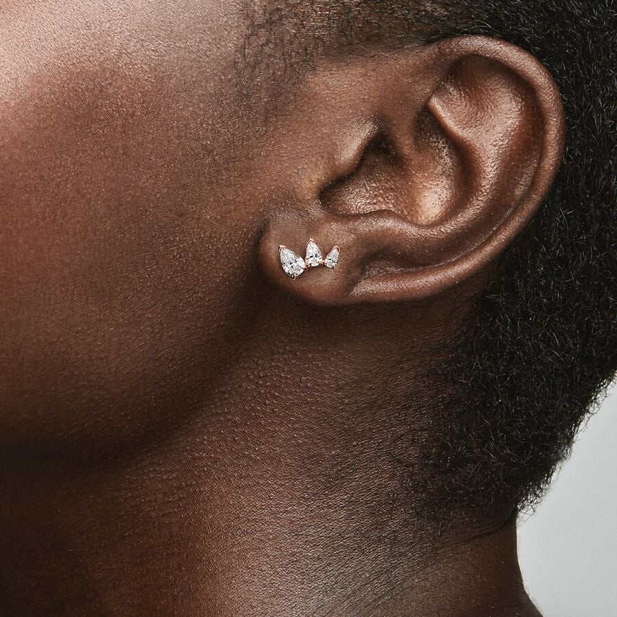 Pandora Sparkling Pear Stud Earrings – Coe & Co. Stores