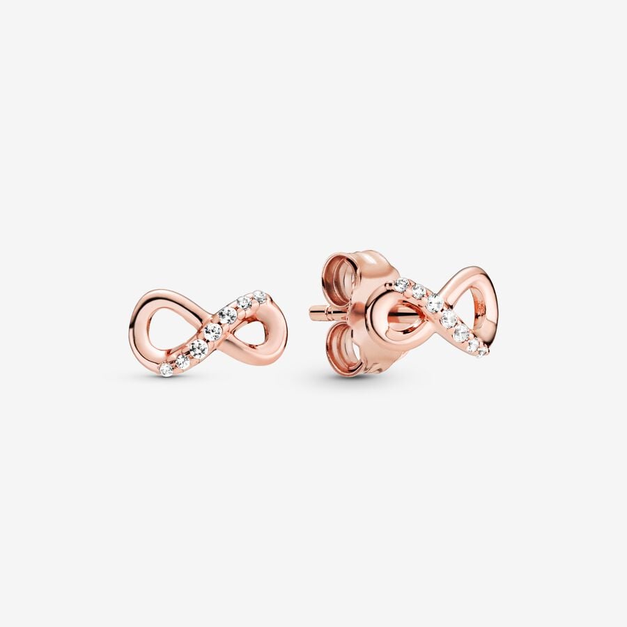 Pandora Sparkling Infinity Stud Earrings