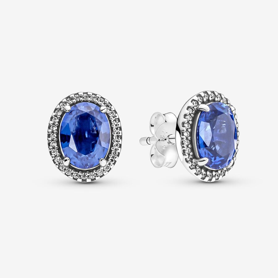 Pandora statement halo earrings