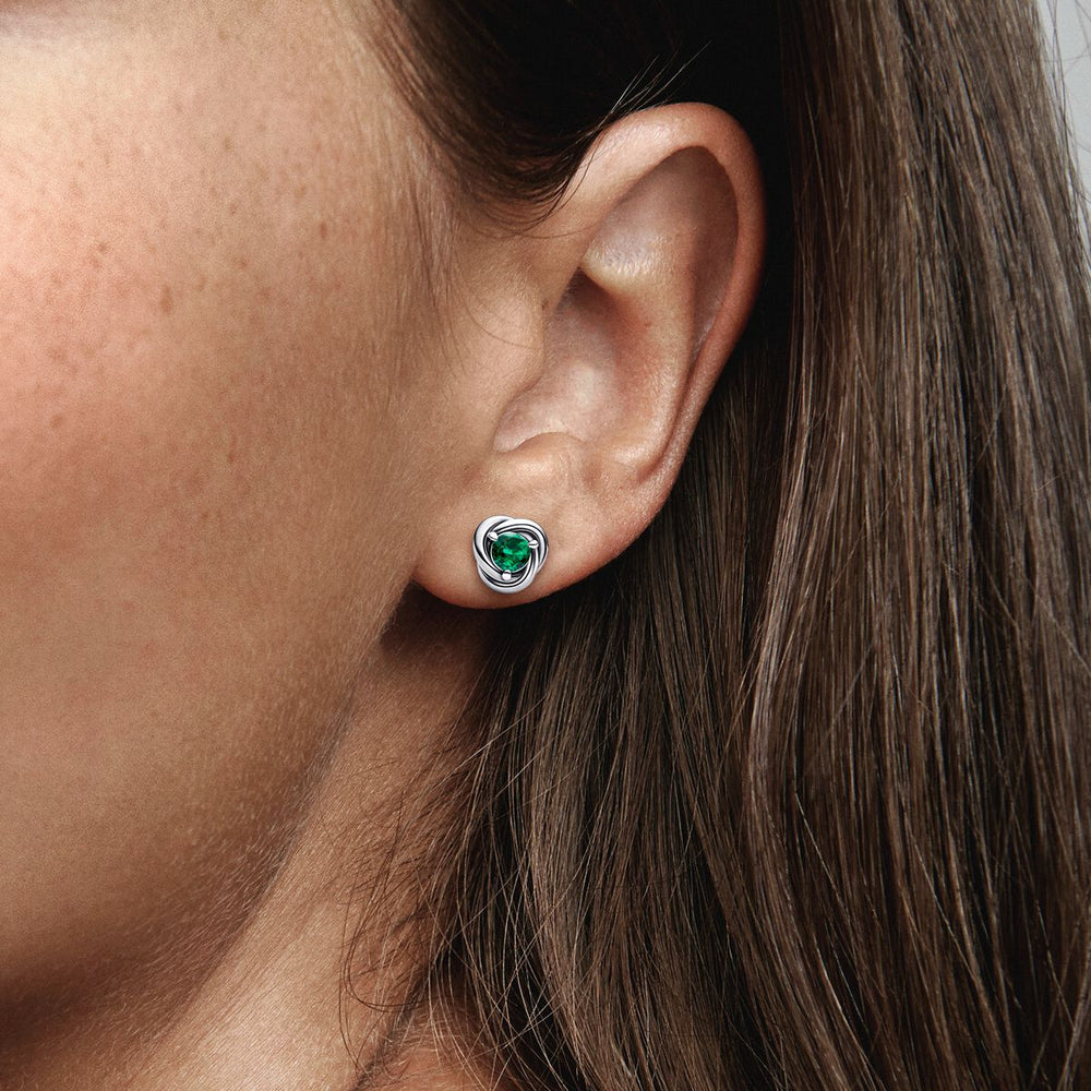 
                      
                        Pandora May Birthstone Eternity Circle Stud Earrings
                      
                    