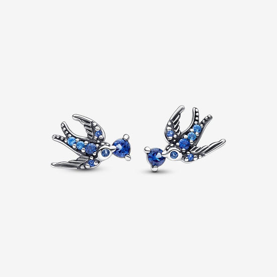 Pandora Sparkling Swallow Stud Earrings