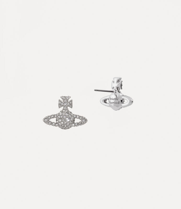 
                      
                        Vivienne Westwood Grace Bas Relief Stud Earrings Platinum Tone
                      
                    