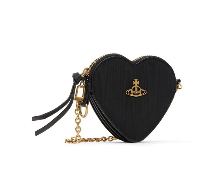 
                      
                        Vivienne Westwood Moire Heart Wristlet Black
                      
                    