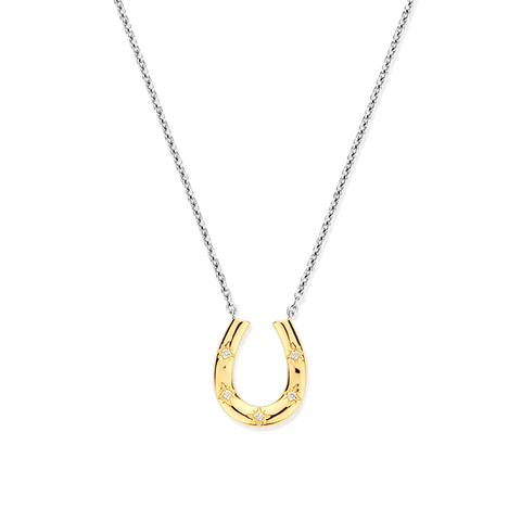Ti Sento Lucky Horseshoe Necklace