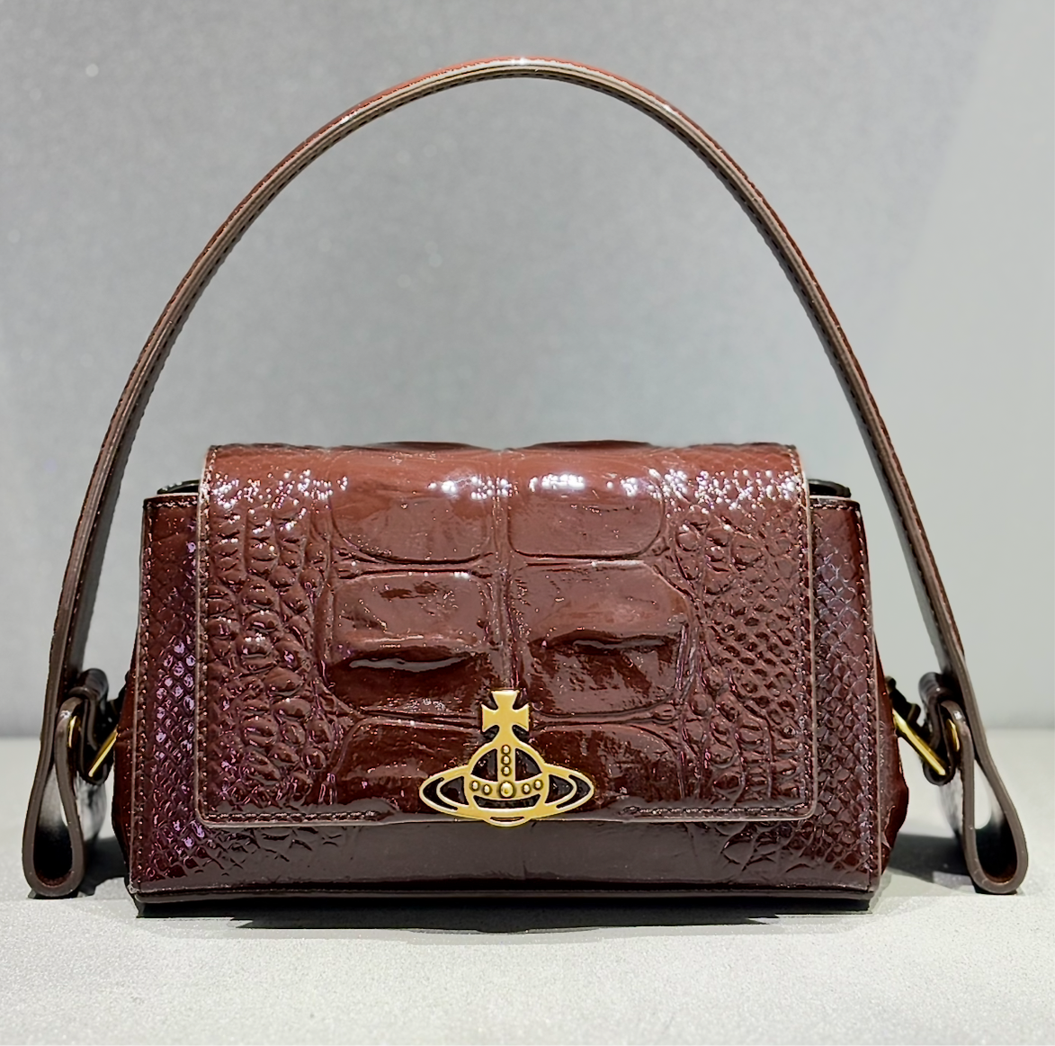 Vivienne Westwood Small Hazel Brown Bag