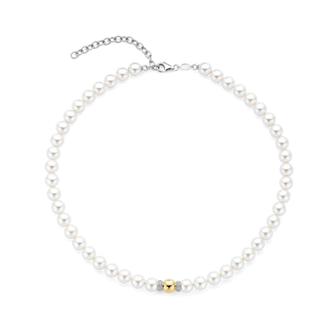 Ti Sento Pearl Necklace