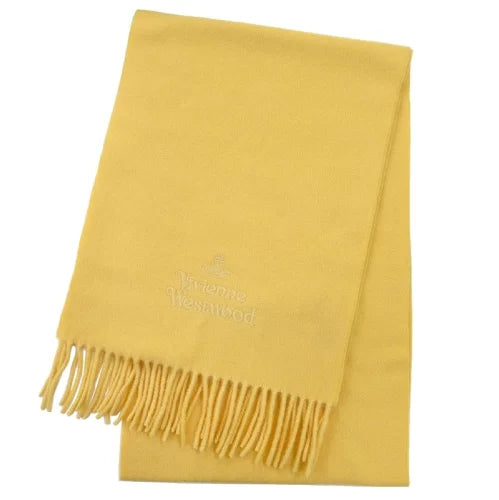 
                      
                        Vivienne Westwood Embroidered Logo Yellow Scarf
                      
                    