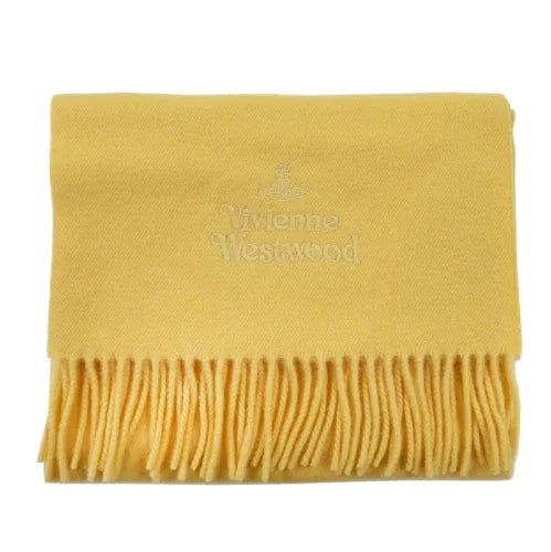 
                      
                        Vivienne Westwood Embroidered Logo Yellow Scarf
                      
                    