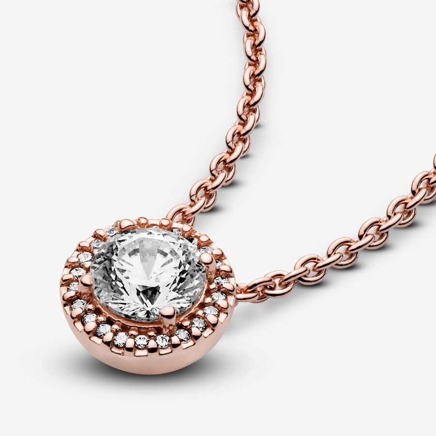 
                      
                        PANDORA Round Sparkle Halo Necklace
                      
                    