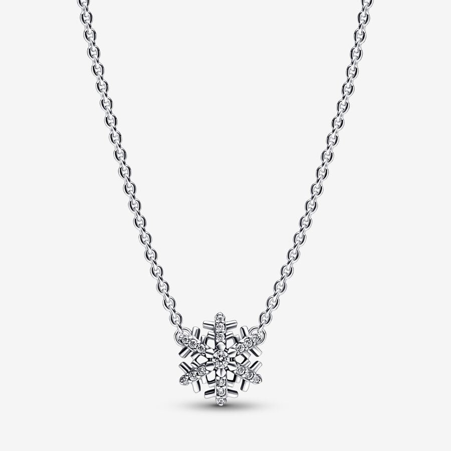 Pandora Sparkling Snowflake Pendant Necklace