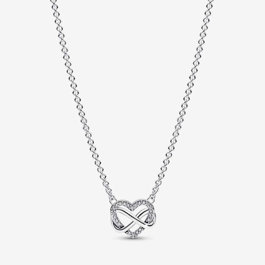 Pandora Sparkling Infinity Heart Collier Necklace