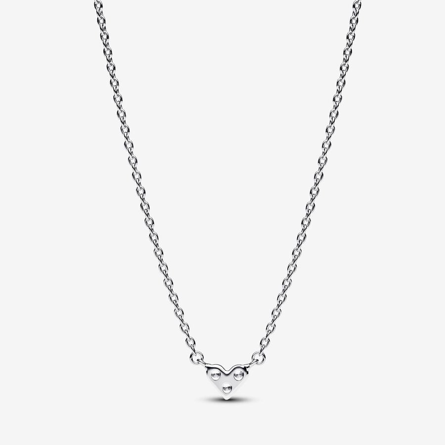 
                      
                        Pandora Triple Stone Heart Collier Necklace
                      
                    