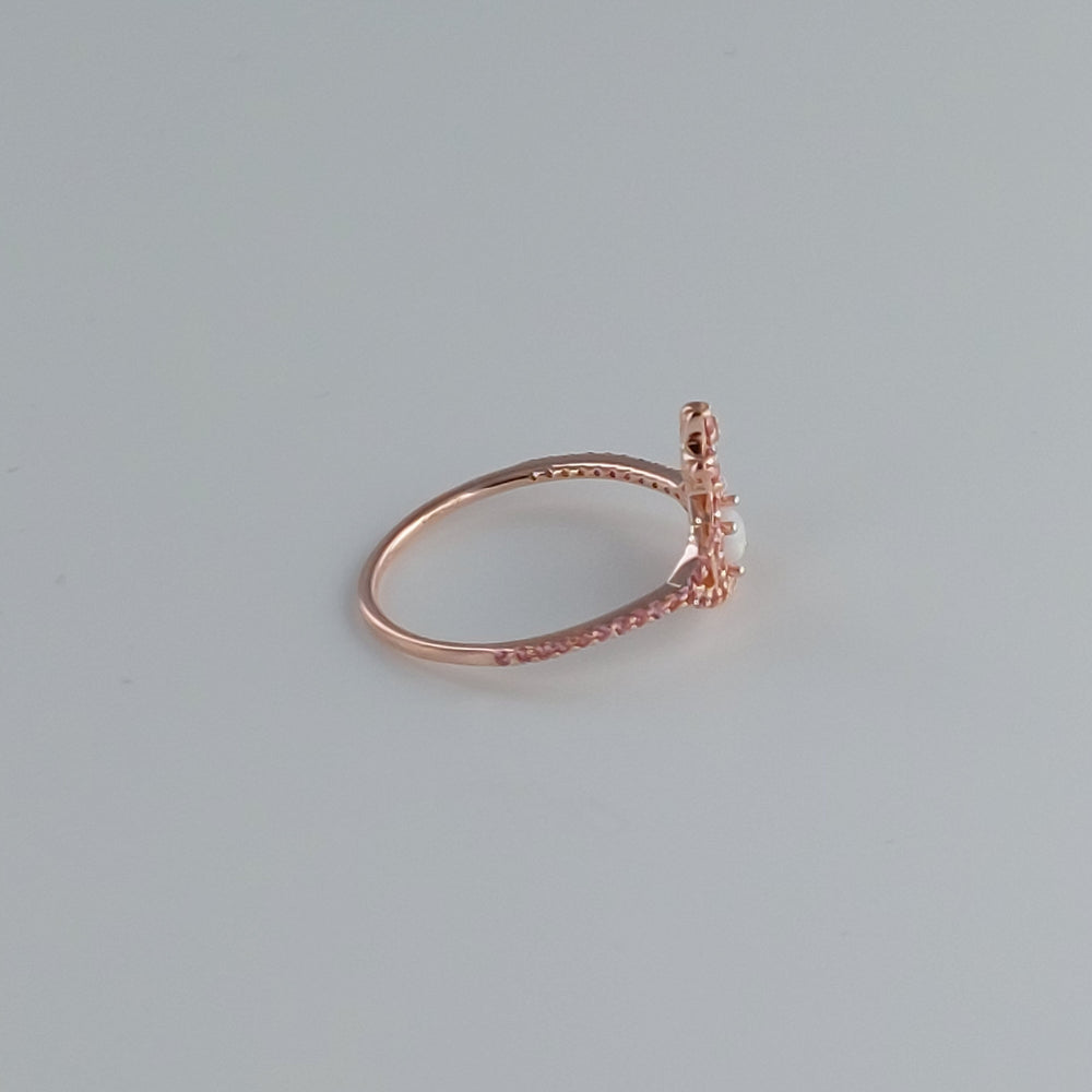 
                      
                        Vivienne Westwood Rose Gold with Red CZ Olympia Ring
                      
                    