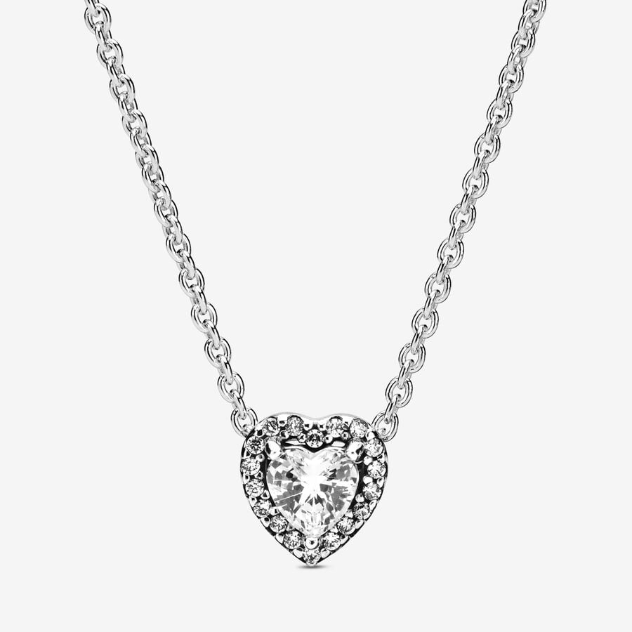 Pandora Elevated Heart Necklace