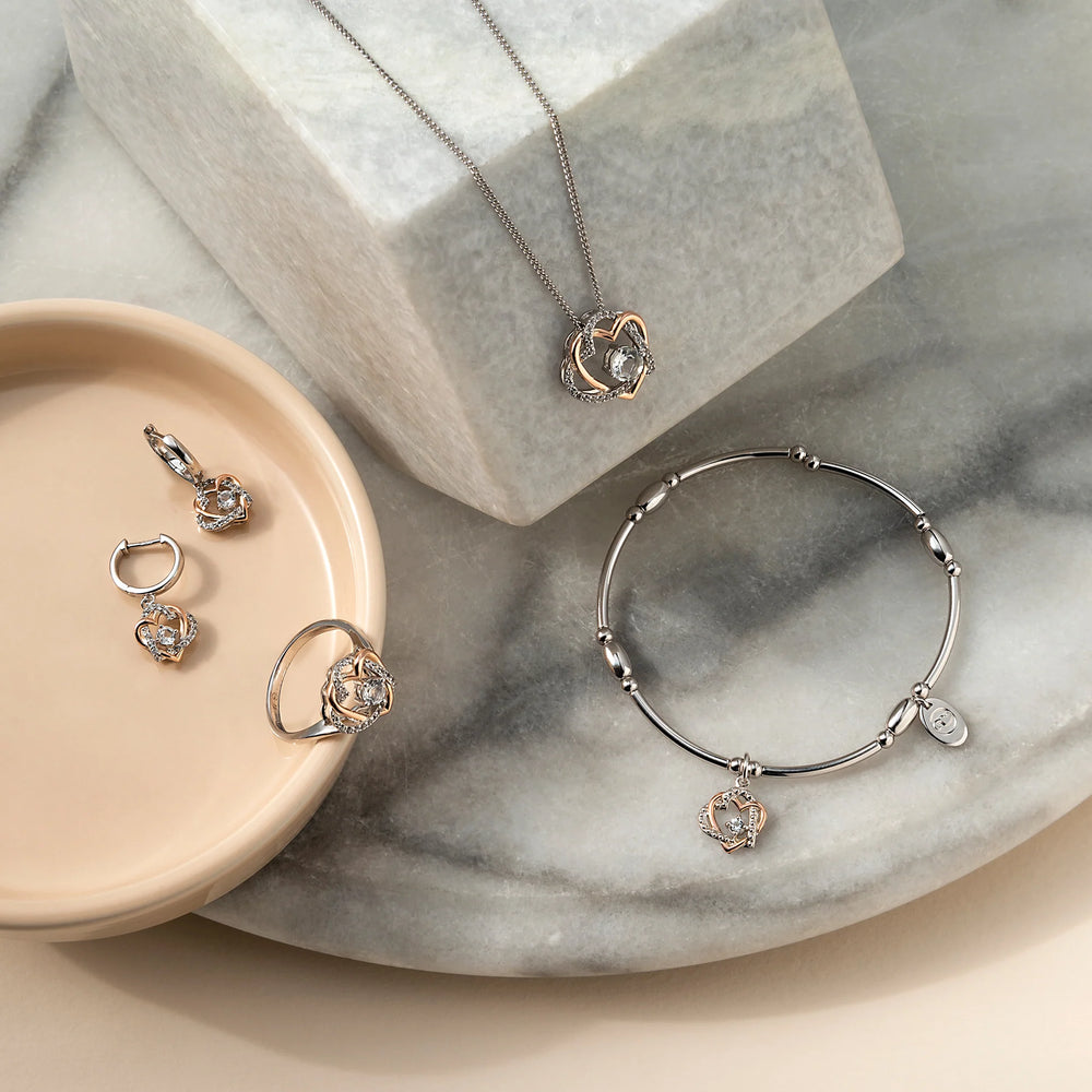 
                      
                        Clogau Forever Yours Sterling Silver Heart Pendant with Topaz
                      
                    