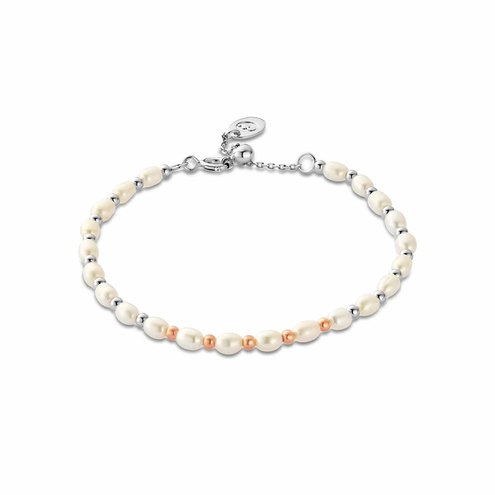 Clogau Beachcomber Silver and Pearl Bracelet