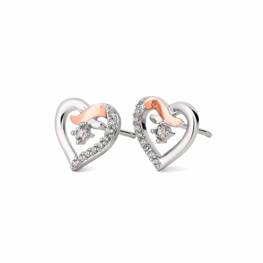 Clogau® Kiss Silver Stud Earrings