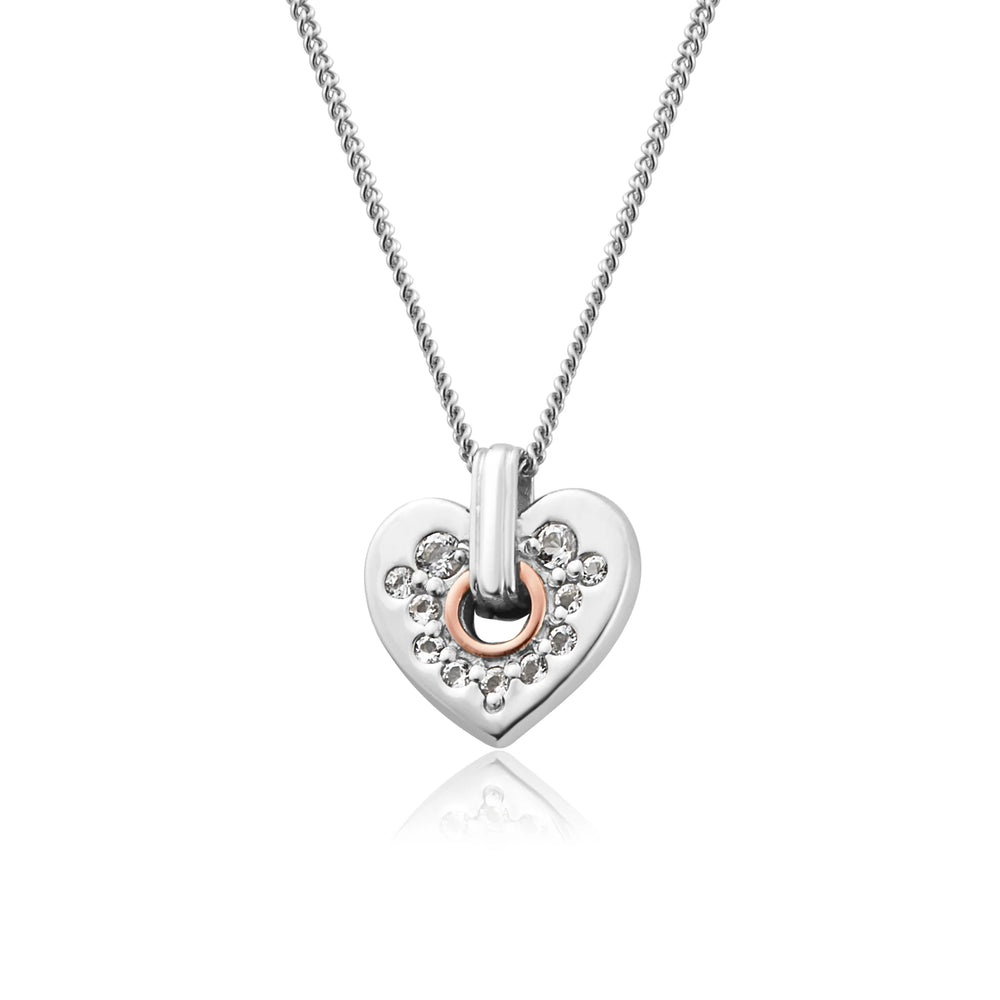 Clogau Cariad Sparkle Small Heart Pendant