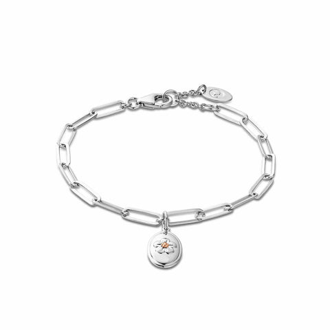 Clogau Nature's Wonder Sterling Silver Forget-Me-Not Bracelet
