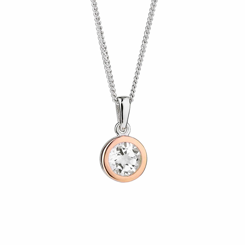 Clogau® Celebration Silver Single Stone Pendant