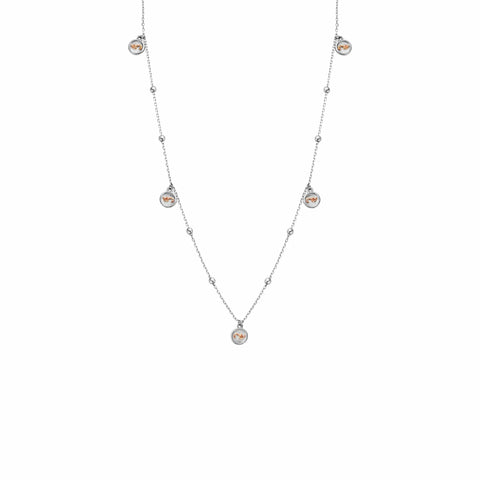 Clogau Insignia Sterling Silver Drop Necklace