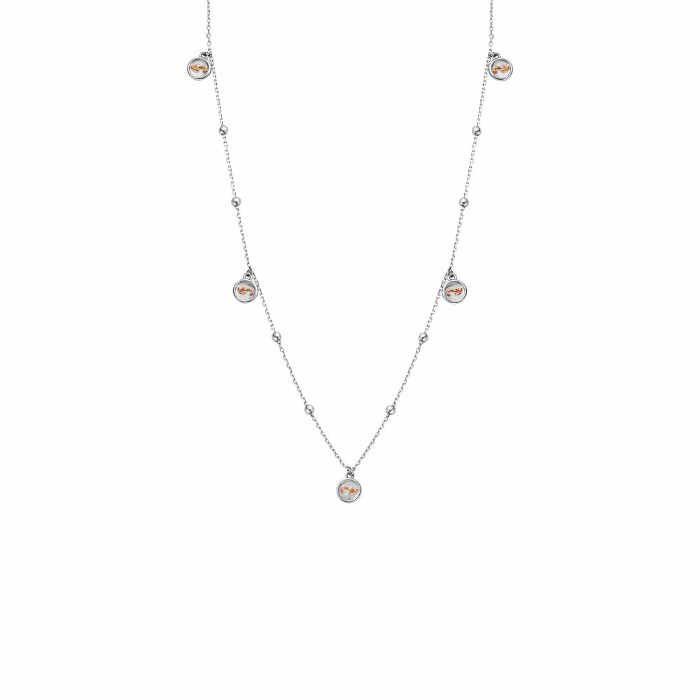 Clogau Insignia Sterling Silver Drop Necklace