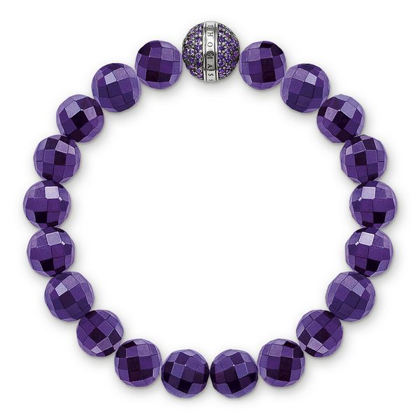 Thomas Sabo Amethyst & Cubic Zirconia Bracelet