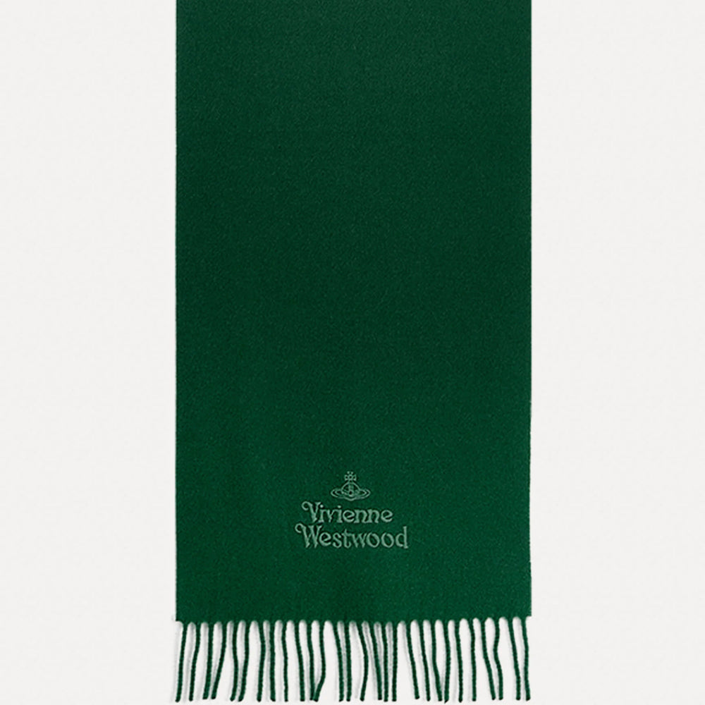 
                      
                        Vivienne Westwood Brand Embroidered Fringed Trim- Dark Green
                      
                    