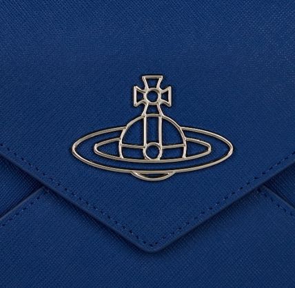 
                      
                        Vivienne Westwood Electric Blue Saffiano Thin Line Orb Envelope Clutch
                      
                    