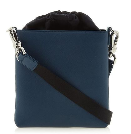 
                      
                        Vivienne Westwood Dark Blue Saffiano Drawstring Crossbody Bag
                      
                    