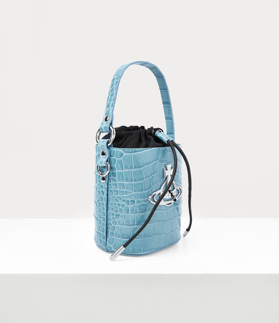 Vivienne Westwood Light Blue Daisy Bucket Bag