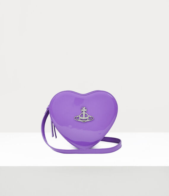 Vivienne Westwood Purple Louise Heart Crossbody Bag