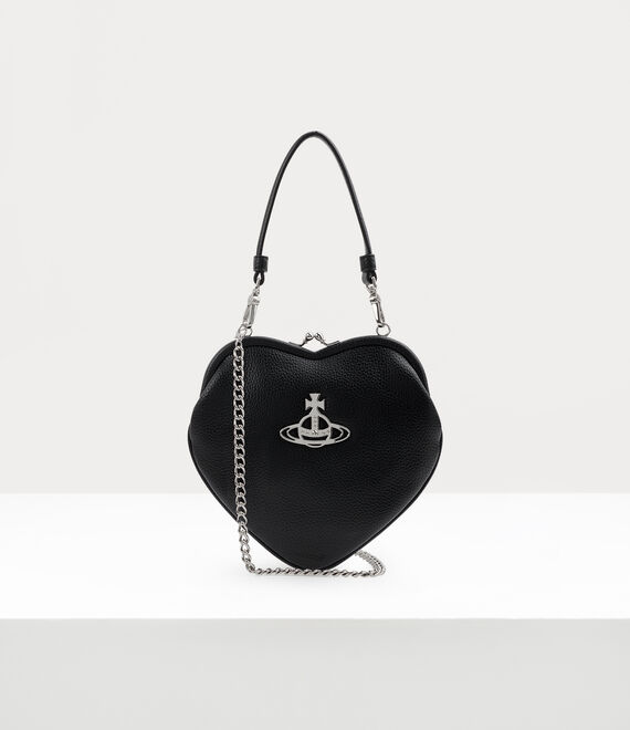 Vivienne Westwood Black Belle Heart Frame Purse