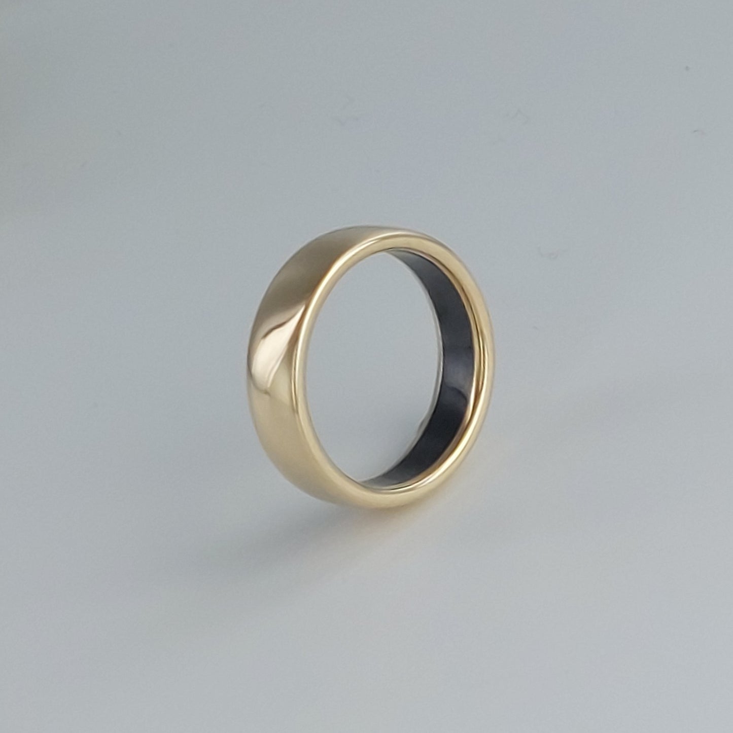 Zedd Zirconium 6mm Satin Finished Wedding Ring