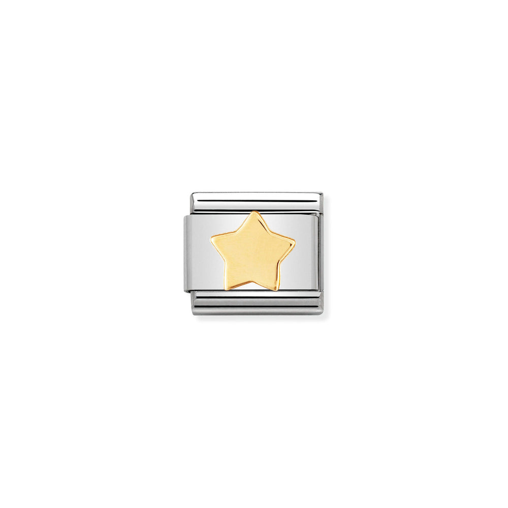Nomination Classic Link with Star in Yellow Gold Tone