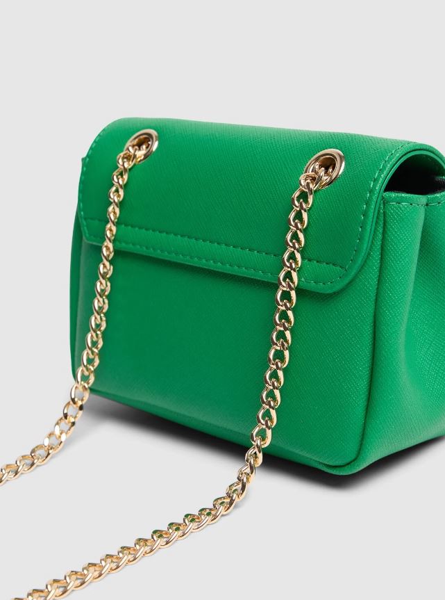 
                      
                        Vivienne Westwood Saffiano Small Purse with Chain Bright Green
                      
                    