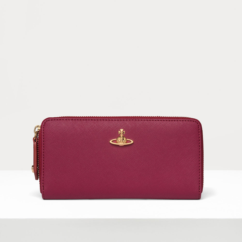 Vivienne Westwood Classic Zip Round Wallet Red